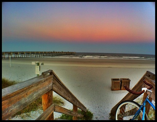 ocean camera wood city light sea sky brown sun sunlight love beach me apple nature water weather bike clouds photography pier town amazing sand day view time florida you awesome horizon off lord thank glorious photograph boardwalk jacksonville fixie fixedgear fl rays another behind jax cloudporn sunsetting 2012 bouncing iphone iphone4 mosesedge