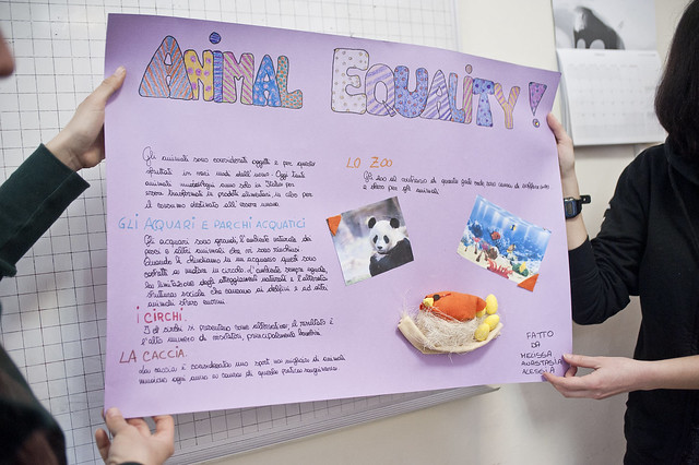 Progetto nelle scuole di Animal Equality