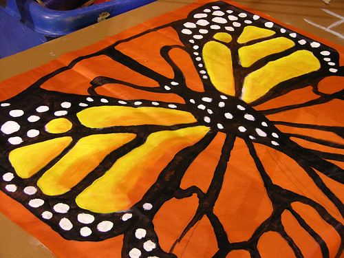 MayDay 2014 butterfly fabric