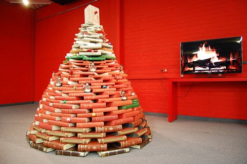L'albero di Natale? L'ho fatto con i libri