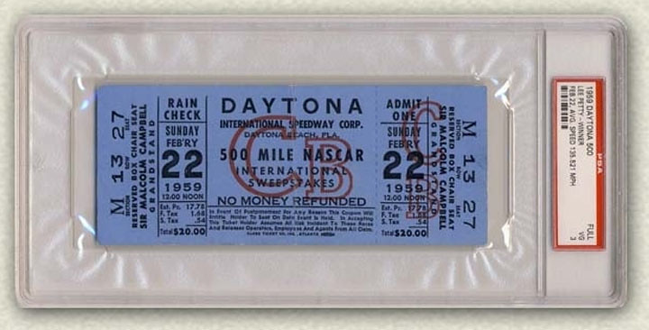 Daytona 500 Ticket #1959