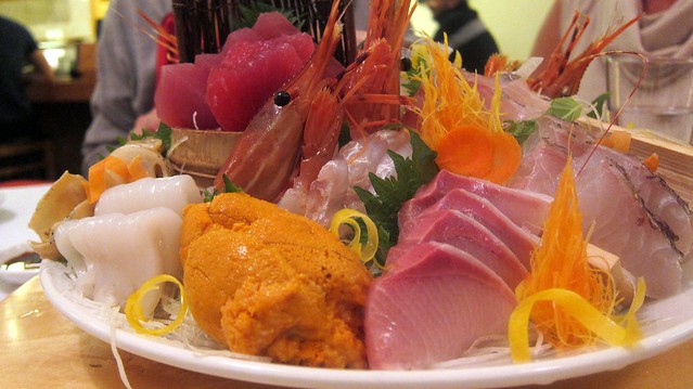 sashimi omakase at sushi house hayakawa
