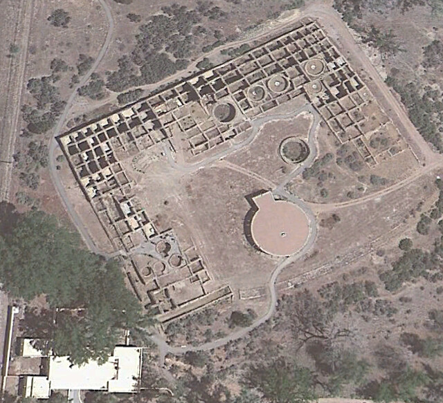 Aztec ruins: map of the site (Google) | Aztec is a town in t… | Flickr ...