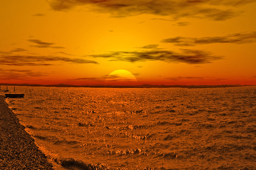 sunset sun lake color water geotagged austria see sonnenuntergang bryce3d virtualreality burgenland mattepainting lakeneusiedl corelpaint mygearandme mygearandmepremium