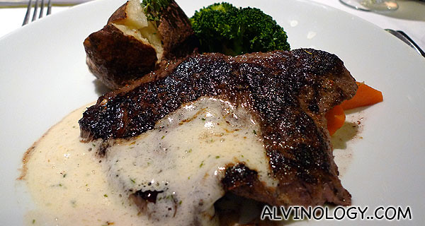 Fillet mignon - you have to pay extra for this premium dish