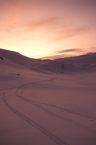 skitur solnedgang hallingskeid