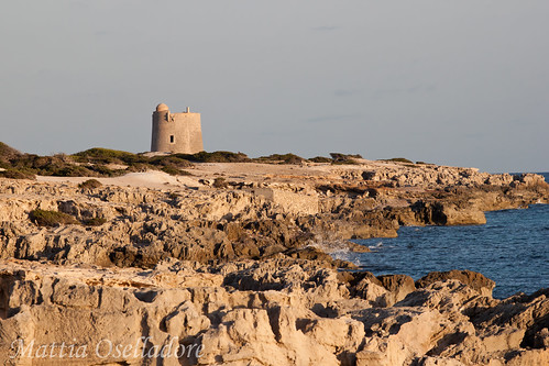 sea cliff tower castle beach landscape coast spain rocks mediterranean view shoreline ibiza eivissa balearic