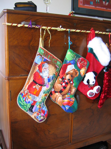 Tapestry Christmas stockings