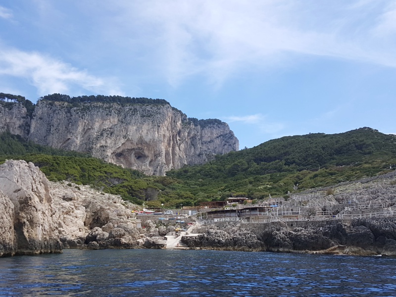 Capri rock face