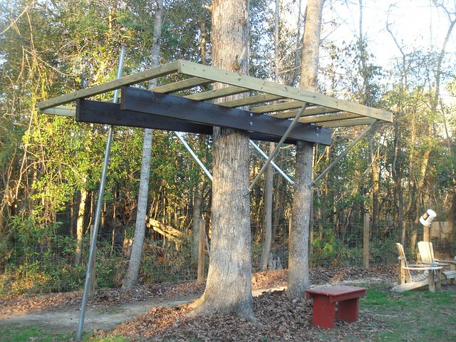 Supports for DIY Tree House
