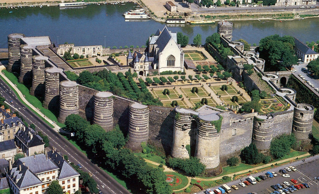 Angers - Château from Air (Postcard)