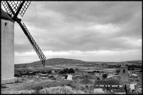 bw españa paisajes blancoynegro landscapes spain windmills toledo molinos elromeral a3b