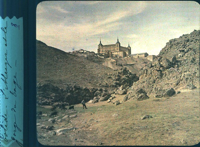 Toledo hacia 1915. Paraje del Arroyo de la Degollada. Autocromo anónimo francés