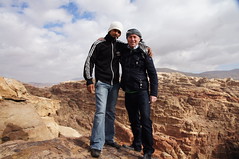 Hashem and Charles in the high places above Petra