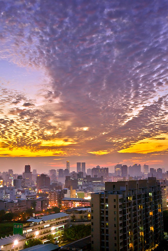 sunset clouds taiwan 日落 台中市 taichungcity sonya850 sony2470za