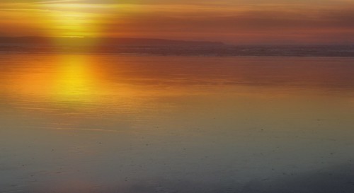 sunset beach pentax devon softfocus sauntonsands k20d