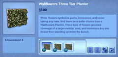 Wallflowers Three Tier Planter