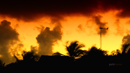 silhouette clouds landscape skies power dusk tulum electricity windturbine