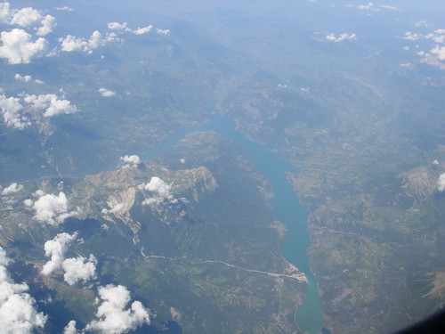 cloud lake france flight aerialview