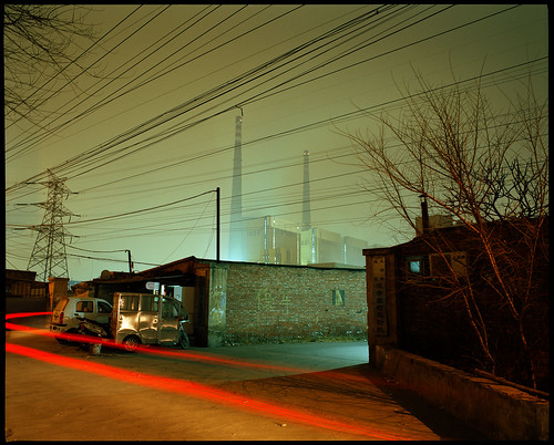 china plant 120 film night smog long exposure power pentax kodak beijing steam pollution 6x7 coal warming global ektar omgwth 中国华能集团公司