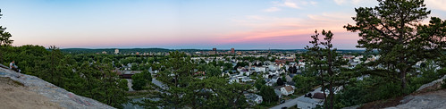 summer panorama manchester evening newengland newhampshire rockrimmon