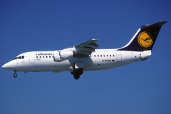 Lufthansa Avro RJ-85 D-AVRM BCN 14/03/1998
