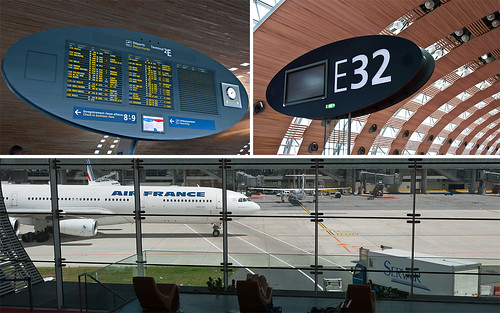 paris france de airport nikon gate triptych board air flight charles international airbus gaulle nikkor departure a340 cdg 18200mm f3556g lfpg d300s