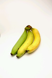 Banana in lighting box