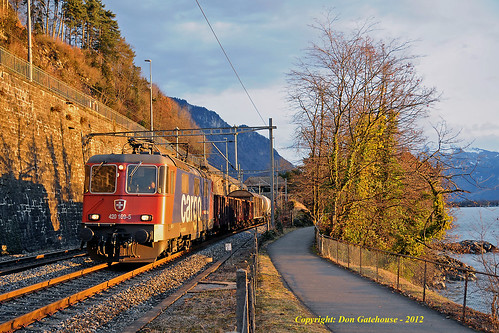 schweiz switzerland suisse sbb cargo svizzera freight cff re44 eisenbahnen rhônevalley sbbcargo veytauxchillon classre420 61266 gampelsteg 420169 lausannetriageyard