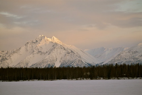 winter mountain alaska