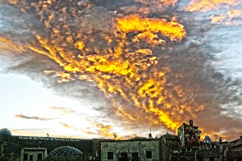 sunset españa clouds atardecer spain nubes hdr cuenca