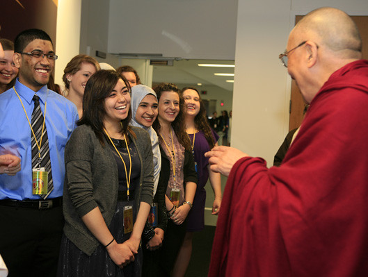 Loyola Students Meet Dalai Lama