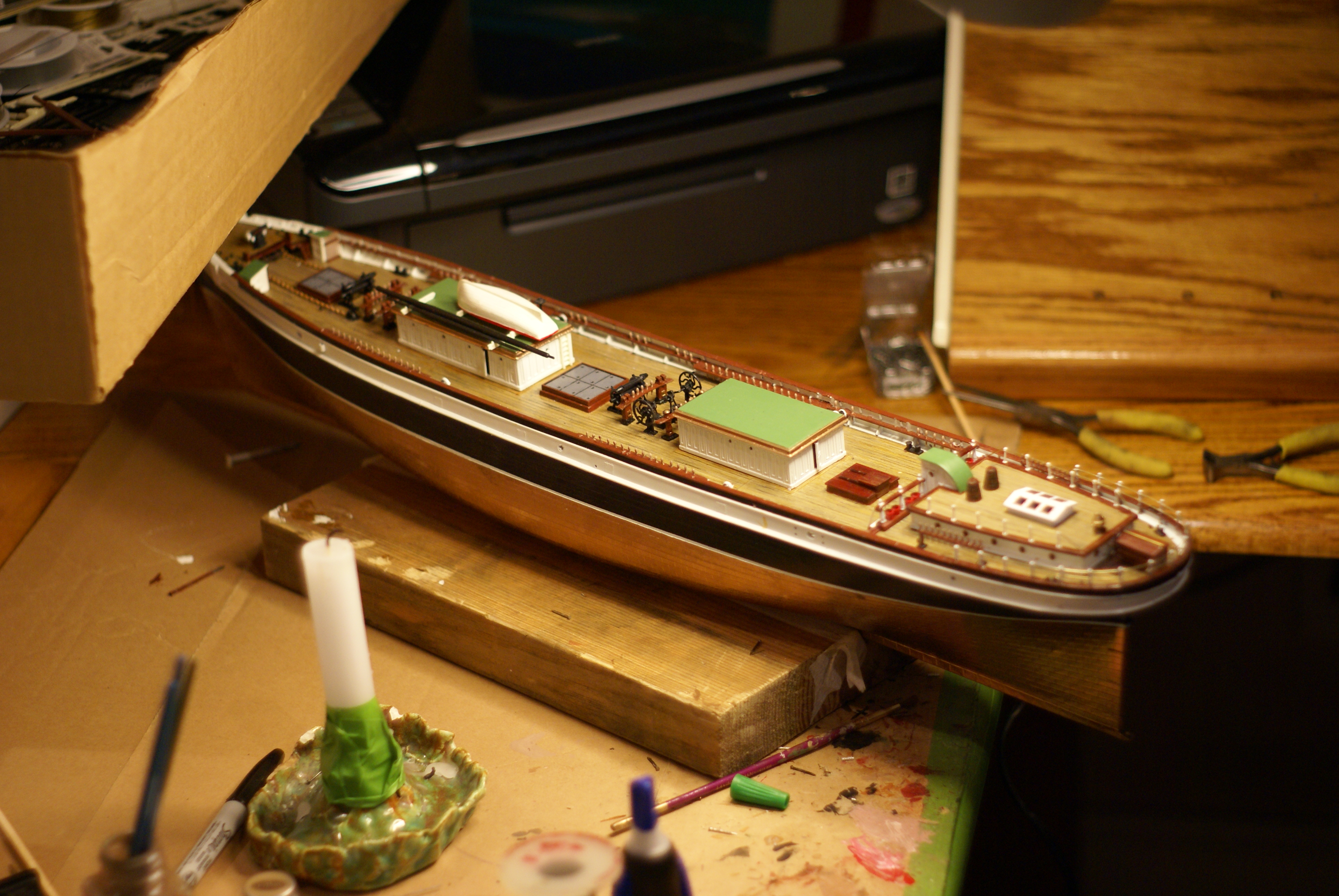 1:96 Revell Cutty Sark wood deck for modell