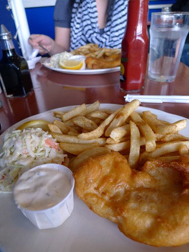 Fish and chips at Dave's in Steveston
