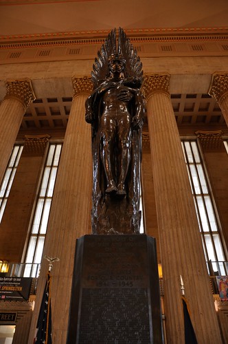 Angel of the Resurrection, Pennsylvania Railroad World War II Memorial (1950) by Walker Hancock