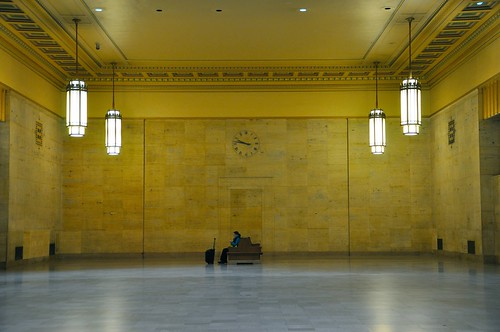 Solitude Amidst the Hustle and Bustle at 30th Street Station
