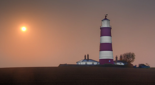 uk travel light england sun lighthouse house colour art architecture digital photoshop sunrise landscape geotagged photography lights coast photo nikon exposure raw wide nikkor rise range dri hdr blending lightroom happisburgh d300 photomatix tonemapped photomatrix blendingdynamic increasedri