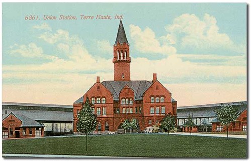 usa color history station buildings mail indiana transportation depot businesses railroads terrehaute vigocounty hoosierrecollections