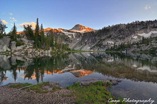 sunset two orange mountain lake oregon river photography mirror nikon glow eagle 26 or north lakes fork august basin east trail cap 25 valley coop pan 28 wilderness 27 alpenglow 2011 d90 lostine