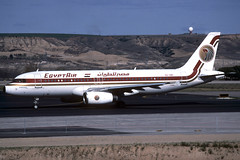 Egyptair A320-231 SU-GBC MAD 03/04/1999