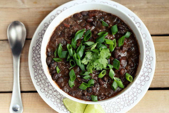 Chipotle Black Bean and Quinoa Crock-Pot Stew - Vegan + Gluten-free