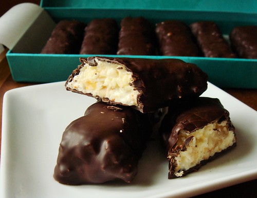 Tangelo Coconut Bar with Candied Ginger & Cashews