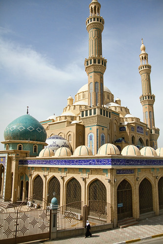 city travel tourism architecture geotagged photography scenery worship islam iraq towers middleeast images mosque domes masjid erbil minarets kurdistan arbil salah hawler sajada jalilalkhayatmosque geo:lat=3620143801660359 geo:lon=4401934061879342