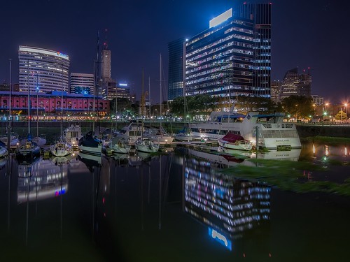 travel nikond5300 city longexposure marina night cityscape urban yatch argentina buenosaires buildings downtown lights microcentro aerial community architecture skycrapers view exclusive caba drone