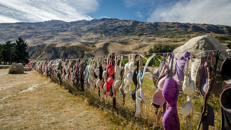 Last day: Passing the Cardrona Bra Fence