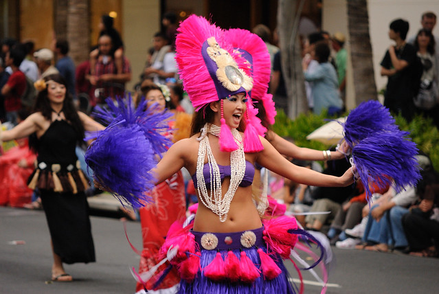 Honolulu festival parade