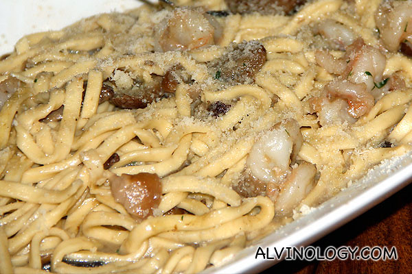 Scialatielli Amalfitana: Homemade Amalfi Coast Udon like Pasta with Fresh Seafood