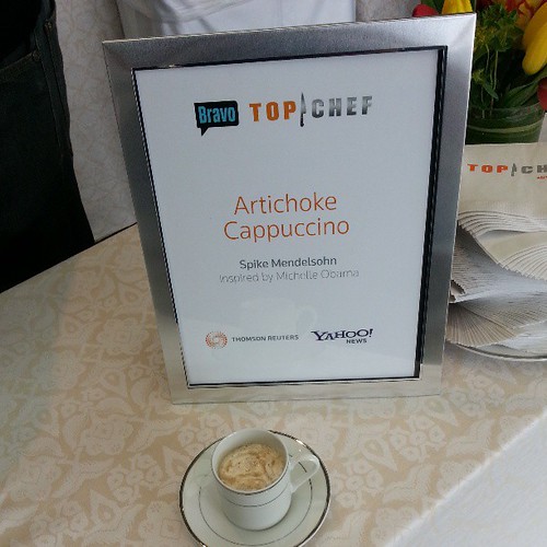 Wow! You heard it here Artichoke Cappuccino by @ChefSpike inspired by @MichelleObama