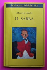 Maurice Sachs, Il Sabba, Adelphi 2011. [Resp. grafica non indicata]. Copertina (part.), 1