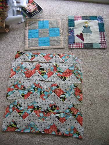 Zig Zag Dolly quilt from Material Obsession